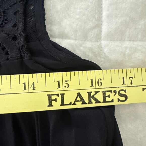 JOSEPH RIBKOFF Womens Dress XS Blue Pleated Chiffon Trapeze Cocktail Classic - Picture 9 of 11